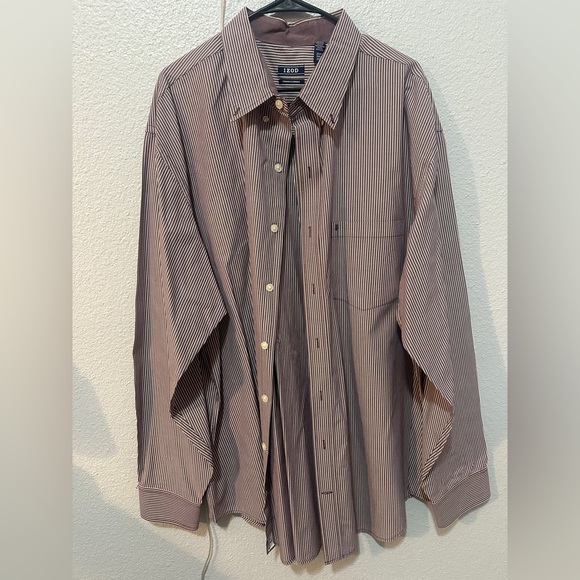 Izod Other - IZOD Striped Button-Up Shirt